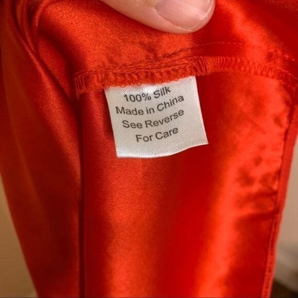 PARKER Red Silk Ruffled Racer Back Mini Dress - Medium - Picture 7 of 11